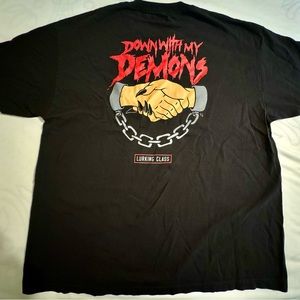 Lurking Class Down With My Demons T-Shirt Obey